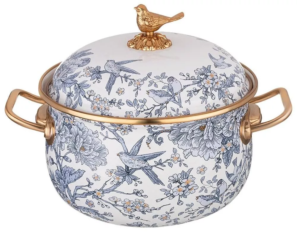 Набор кастрюль эмалированных Royal Garden blue