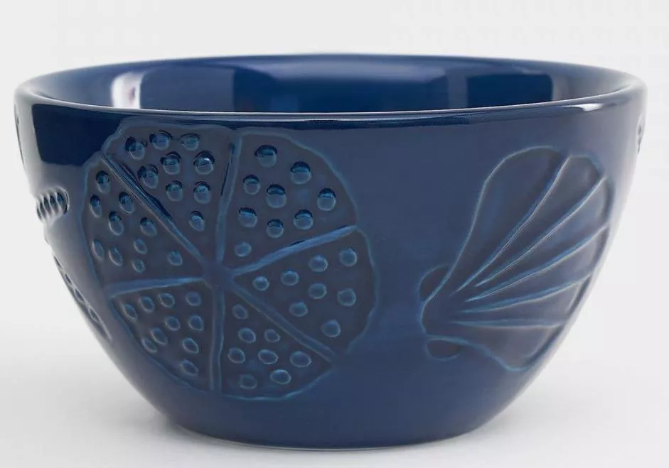 Набор из 2 предметов: блюдо и салатник Синие кораллы Blue Coral