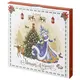 Тарелка закусочная Дед Мороз и Снегурочка Christmas Collection красная