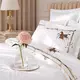 Комплект постельного белья king size Passage белый