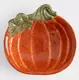 Пиала Тыква с листом Bright pumpkin оранжево-зеленая 540 мл
