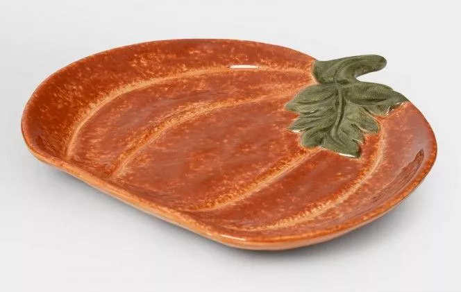 Блюдо Тыква с листом Bright pumpkin