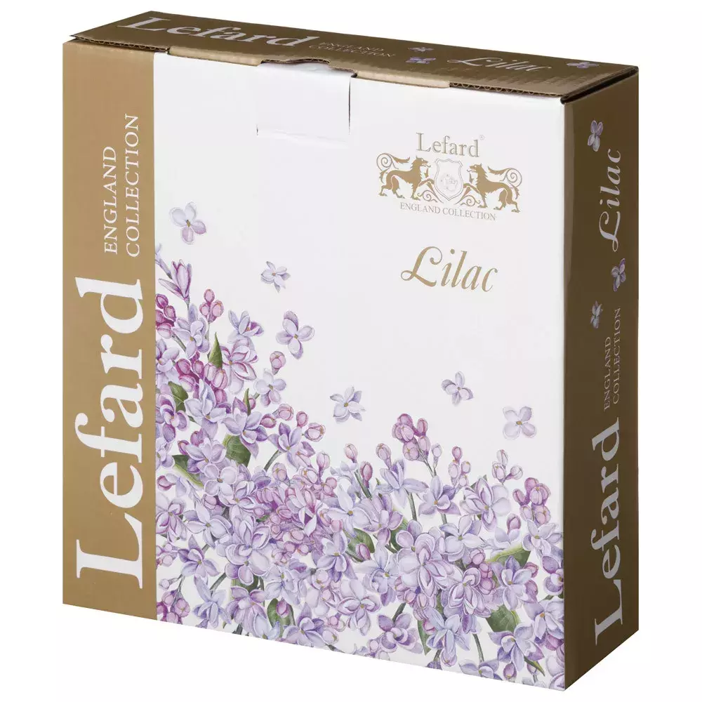 Набор из 4 тарелок закусочных Lilac цветной микс