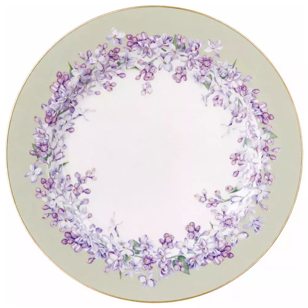 Набор из 4 тарелок закусочных Lilac цветной микс