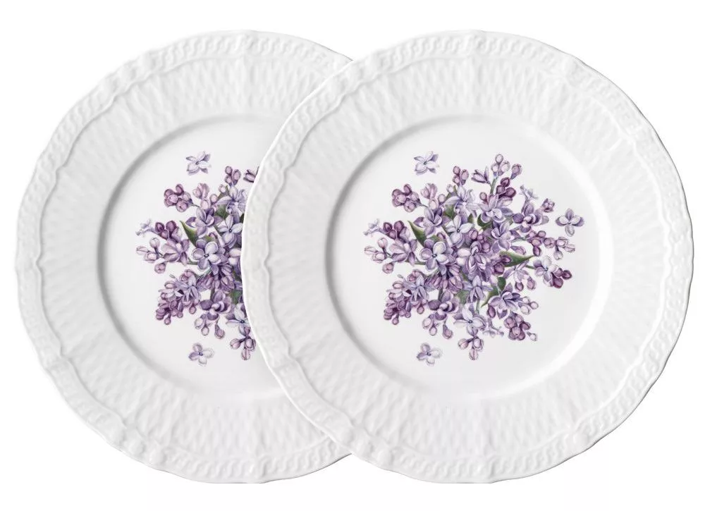 Набор из 2 тарелок закусочных Lilac