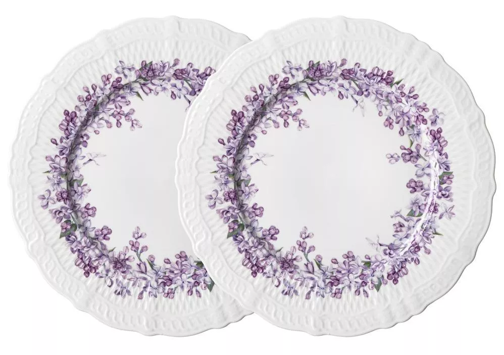 Набор из 2 тарелок закусочных Lilac