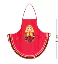 ТК-244 Фартук «Матрешка» детский (красный)