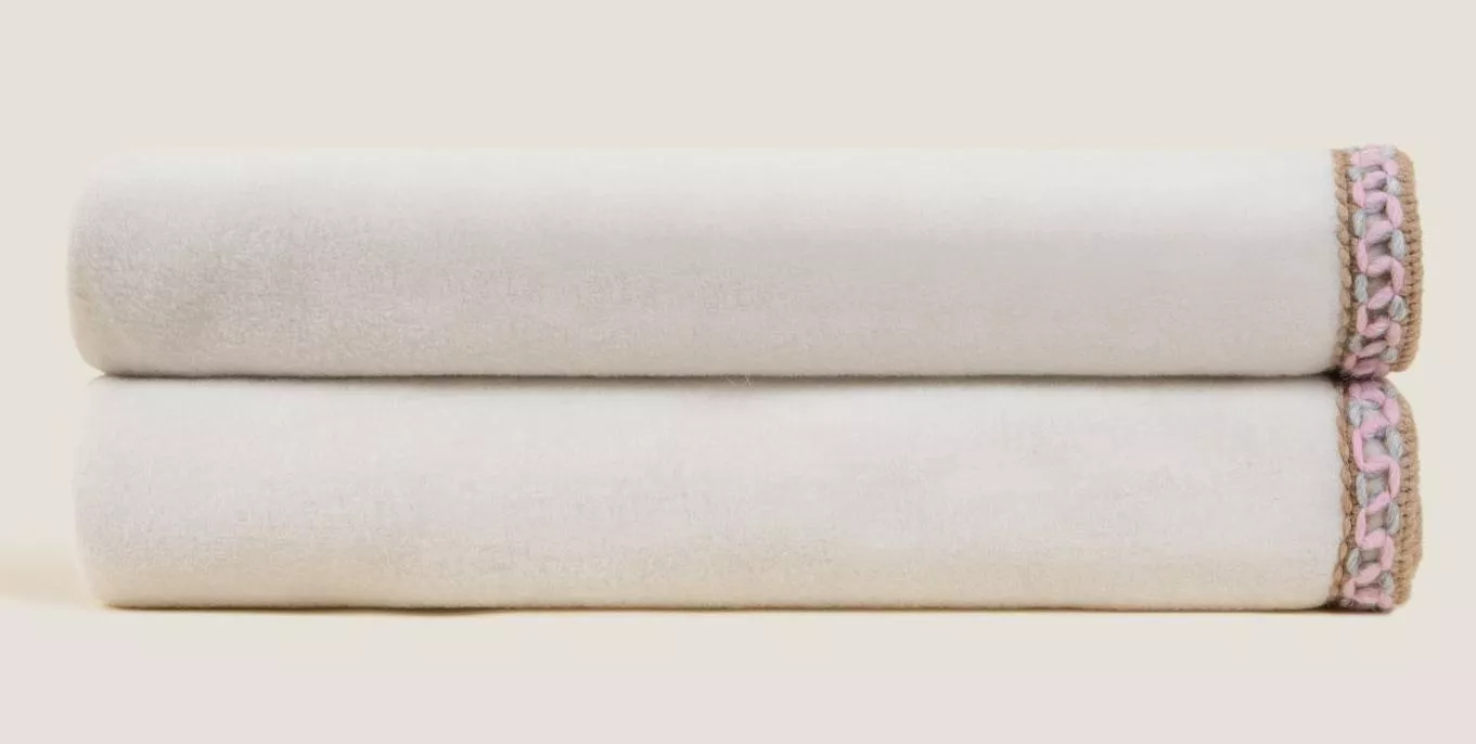 Плед Frati SOFT BAMBOO NEVE с тесьмой Coco, кремовый, 160х200, бамбук 40% полиэстер 60%, 910г