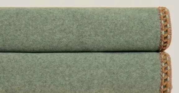 Плед Frati SOFT BAMBOO MOSS с тесьмой Coco, зеленый, 160х200, бамбук 40% полиэстер 60%, 910г