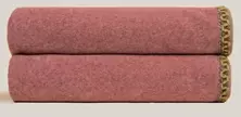 Плед Frati SOFT BAMBOO LAVA с тесьмой Coco, красный, 160х200, бамбук 40% полиэстер 60%, 910г