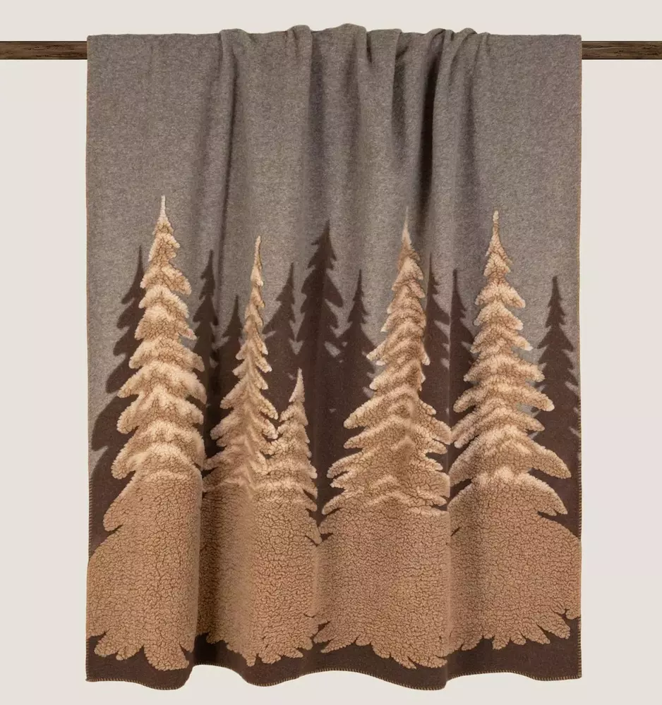 Плед BOSCO GREY 150x200 шерсть 55% полиэстер 45%, 1070г