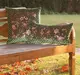 Подушка Frati FLORAL GREEN, зеленый, 50х50, велюр, полиэстер
