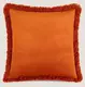 Подушка MARABOU APRICOT 50х50, велюр, полиэстер, начинка конфорель