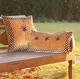 Подушка Frati EXOTIC PALM оранжевый 30х60, велюр, полиэстер