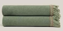 Плед Frati SOFT BAMBOO MOSS с тесьмой Matisse, зеленый, 160х200, бамбук 40% полиэстер 60%, 900