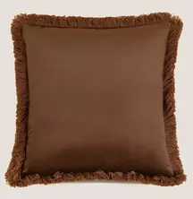 Подушка MARABOU MOKA 50х50, велюр, полиэстер, начинка конфорель