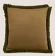 Подушка MARABOU GREEN 50х50, велюр, полиэстер, начинка конфорель