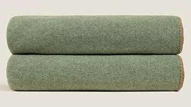 Плед Frati SOFT BAMBOO MUSCHIO, зеленый, 160х200, бамбук 40% полиэстер 60%, 800г