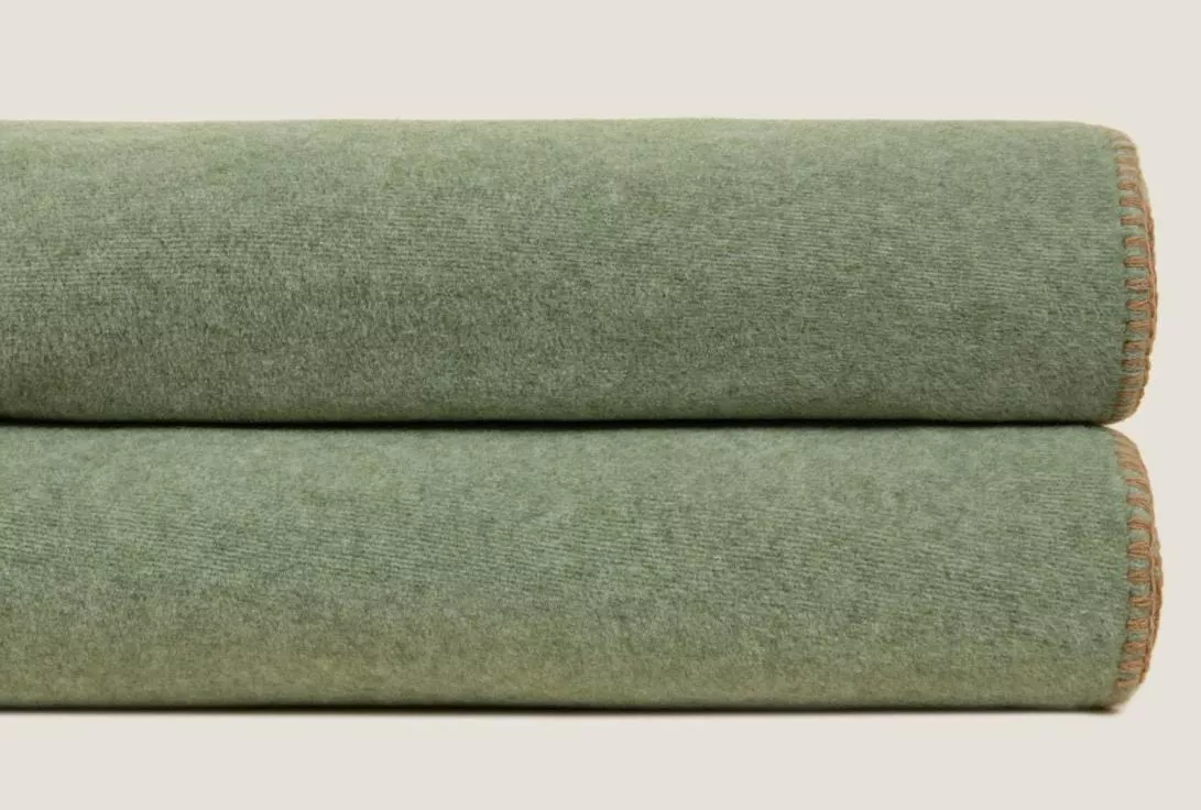 Плед Frati SOFT BAMBOO MUSCHIO, зеленый, 160х200, бамбук 40% полиэстер 60%, 800г