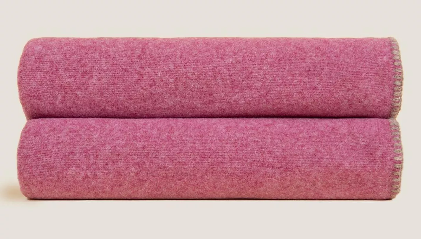 Плед Frati SOFT BAMBOO CHERRY, вишневый, 160х200, бамбук 40% полиэстер 60%, 800г
