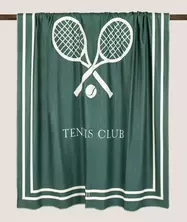Плед TENNIS CLUB 150x200 хлопок 35% полиэстер 65%, 730г