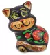 Фигурка Кот-Лапик хохлома (Гжельский фарфор)
