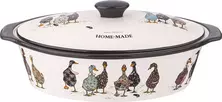 Форма для запекания с крышкой Family farm овальная - УЦЕНКА