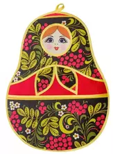 Подвесной кармашек Матрешка (красный)