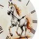 Династия Настенные часы с маятником  08-103 Коричневая лошадь