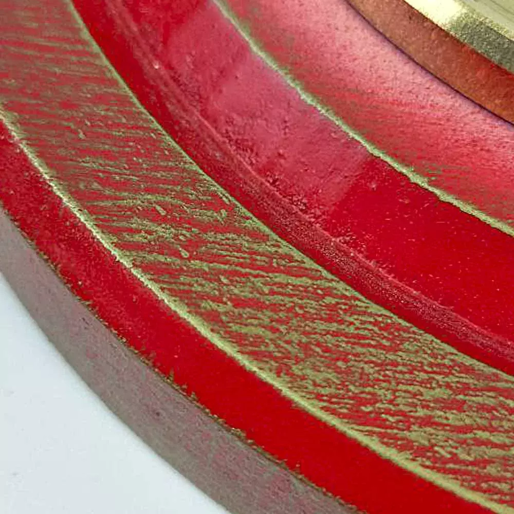 Династия Барометр настенный механический домашний из дерева  10-007 Красный