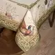 Скатерть Охота зеленый хлопок с пропиткой