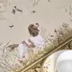 Дорожка 145 см Охота зеленый хлопок с пропиткой