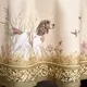 Скатерть овальная Охота зеленый хлопок с пропиткой