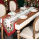 Дорожка на стол Щелкунчик красный круговой