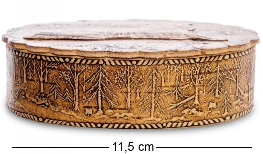 Шкатулка Тигр (береста)