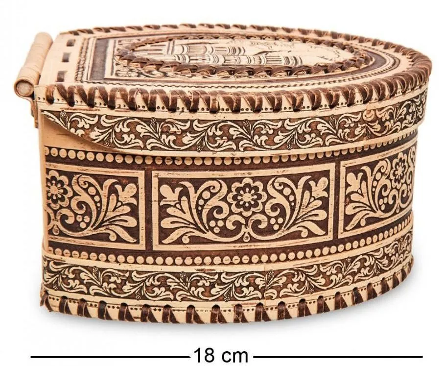 Шкатулка Храм (береста)