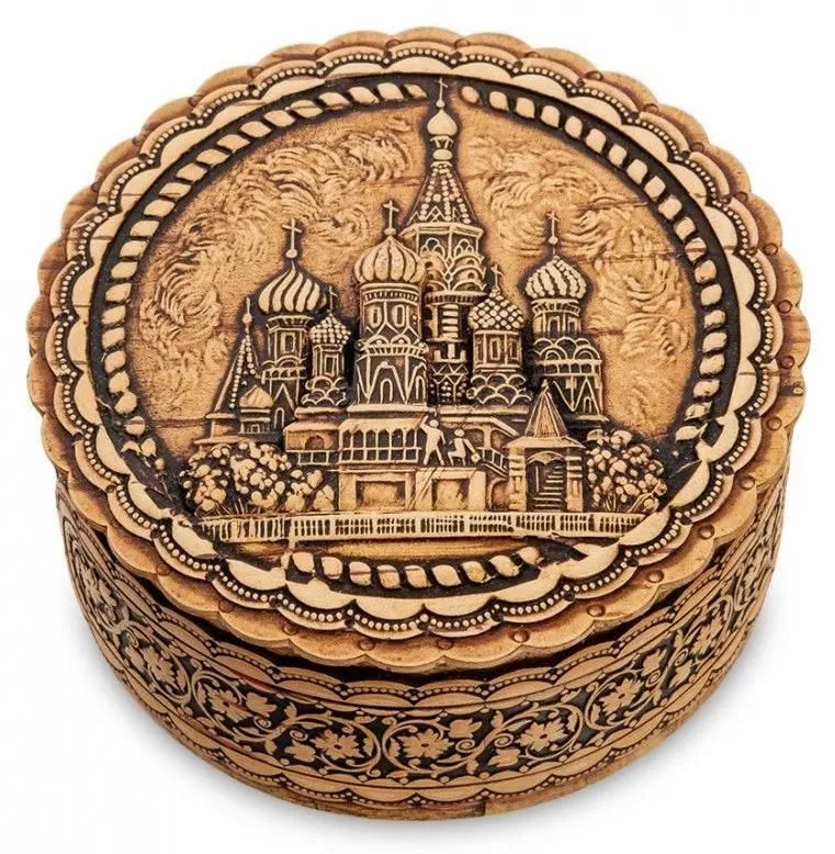 Шкатулка Москва (береста)