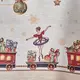 Скатерть овальная Щелкунчик бежевый (полиэстер)