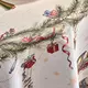 Скатерть овальная Щелкунчик бежевый (полиэстер)