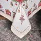 Скатерть прямоугольная Щелкунчик бежевый (полиэстер)