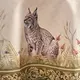 Скатерть круглая 220 см Охота зеленый хлопок с пропиткой