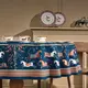 Скатерть овальная Passage синий с бежевым c пропиткой