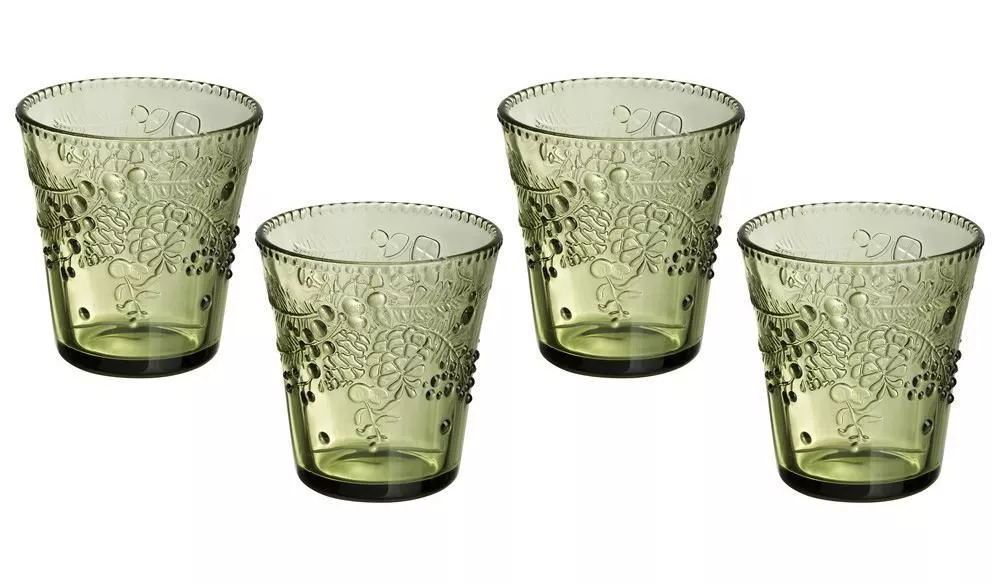 Набор из 4 стаканов Celebration green 280 мл