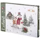 Блюдо овальное Winter Story Снеговик 30 см