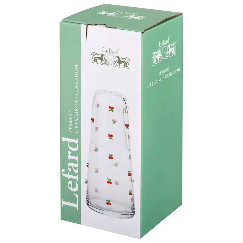 Графин с крышкой-стаканом Fruity Cherry