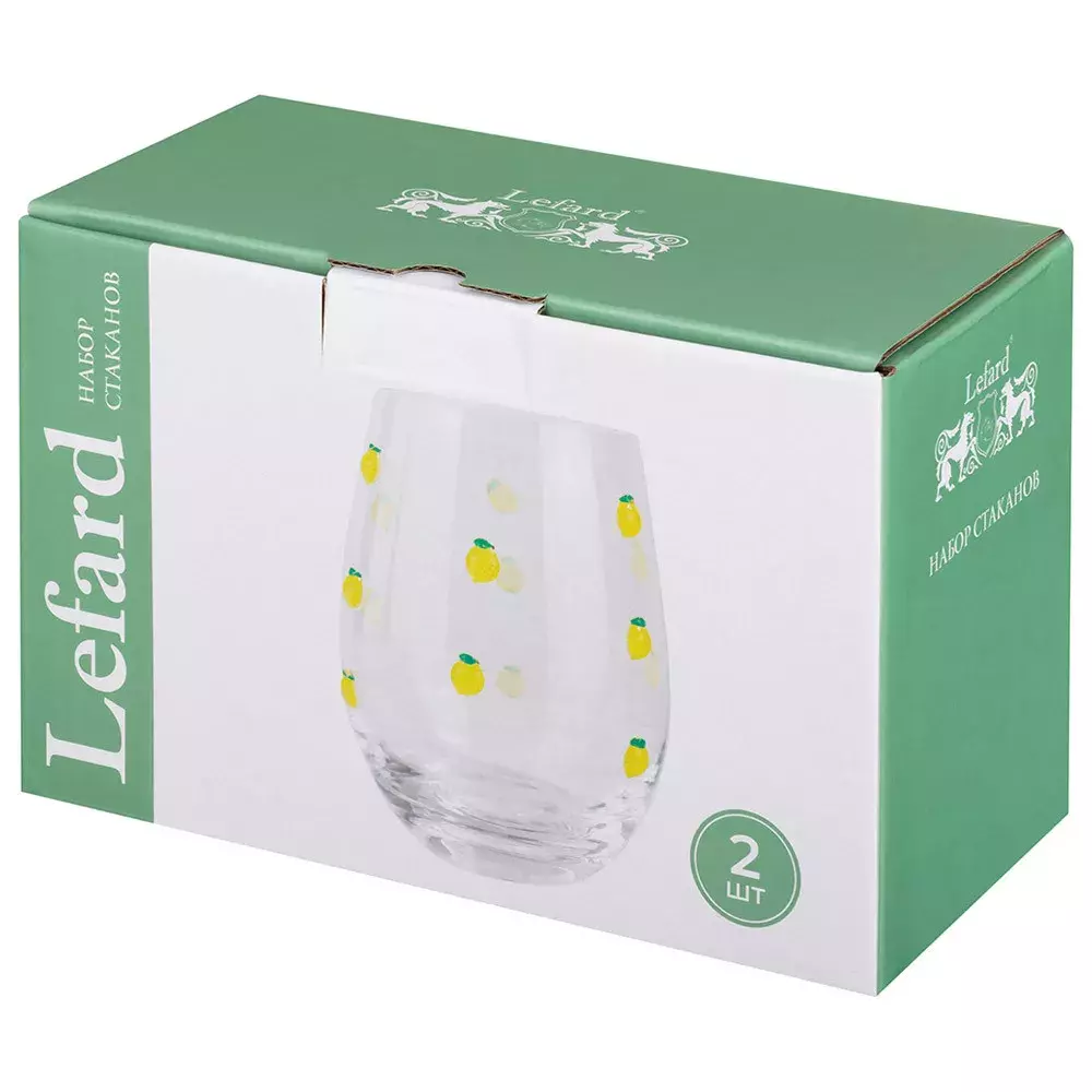 Набор из 2 стаканов Fruity Lemon 520 мл