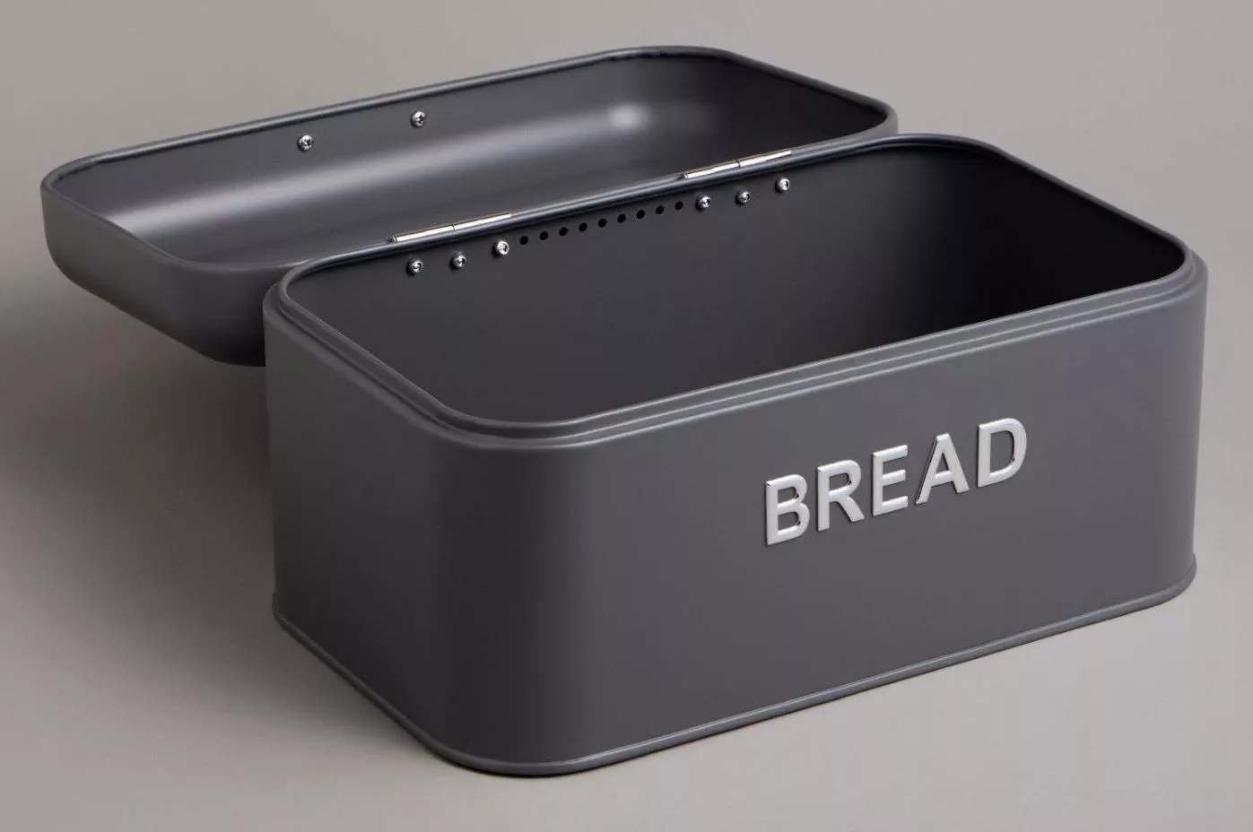 Хлебница BREAD серая