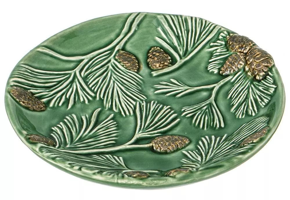 Тарелка десертная Green Pine 17 см