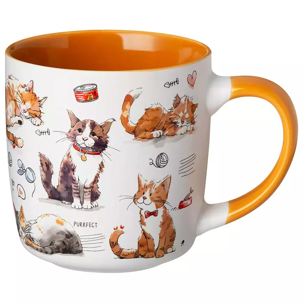 Кружка 400мл Cats Кошачья жизнь