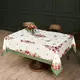 Скатерть Гранаты 160х220см зеленый хлопок